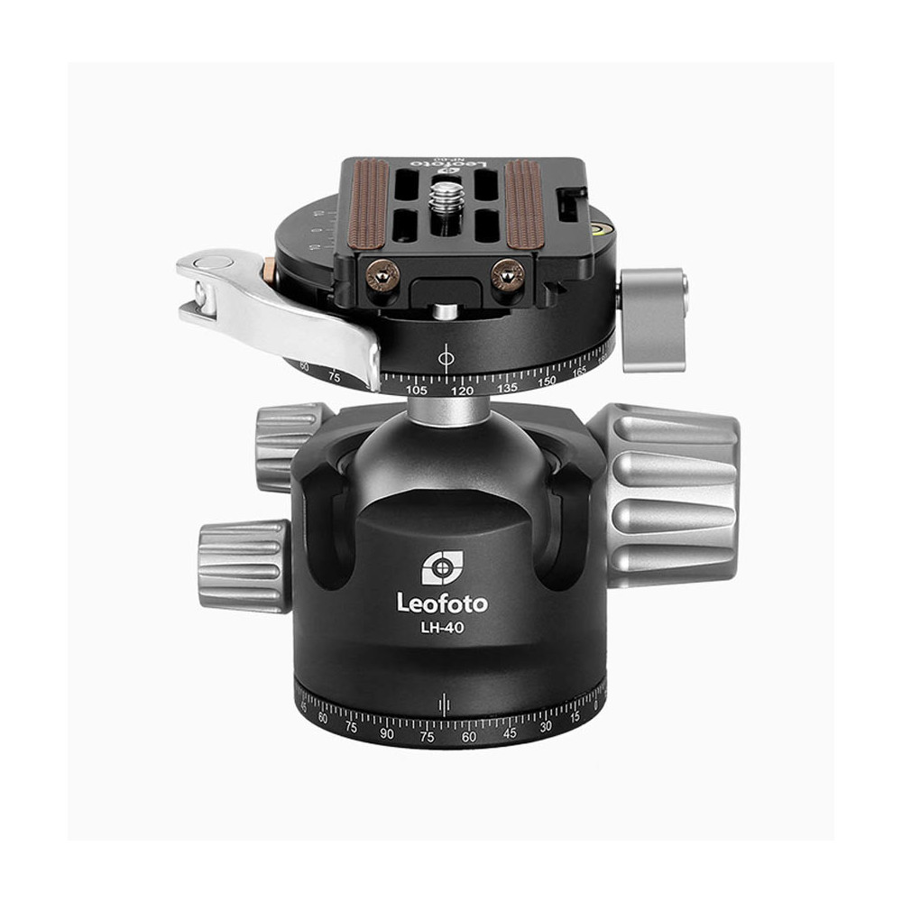 LEOFOTO LH-40PCL Low Profile Ball Head with Dual Panorama...