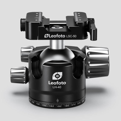 LEOFOTO LH-40 Ball Head with LSC-50 Lever Release Clamp...