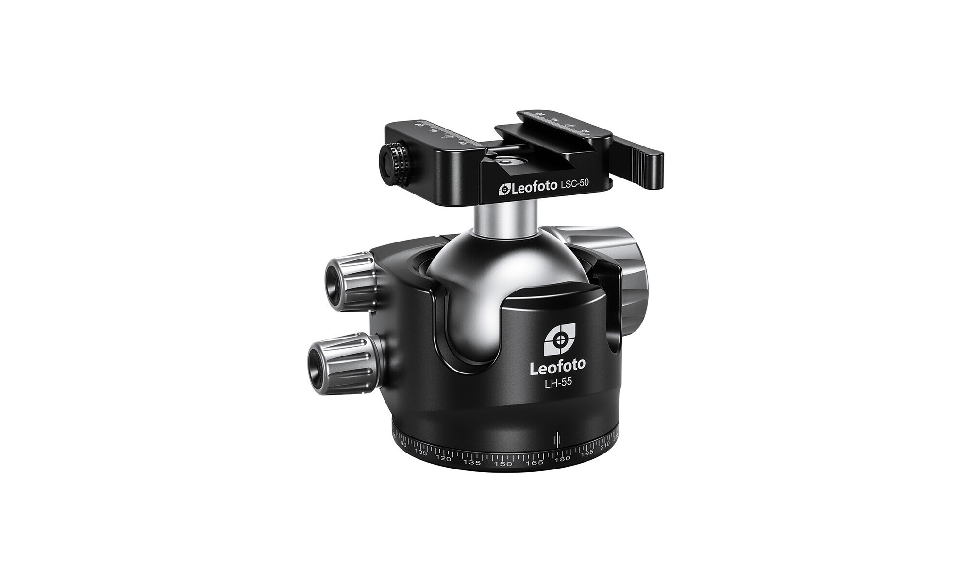 Leofoto LH-55SC Ball Head with Hybrid Clamp LSC-50 for Arca 