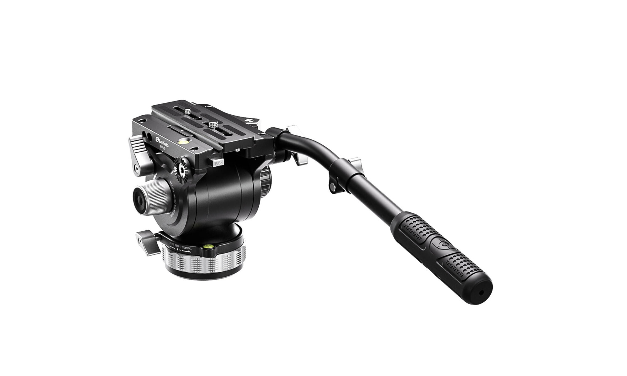 Leofoto BV-20 Professioneller Fluid-Videokopf mit PU-130 QR-