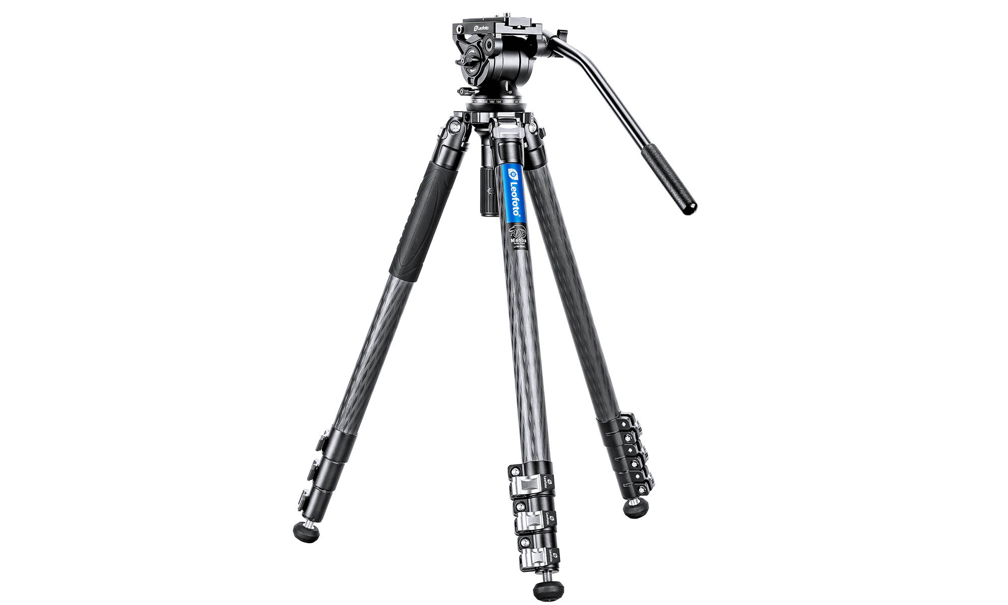 Leofoto LVM-324C Manba LV Carbon Fiber Tripod (Flip Lock) + 