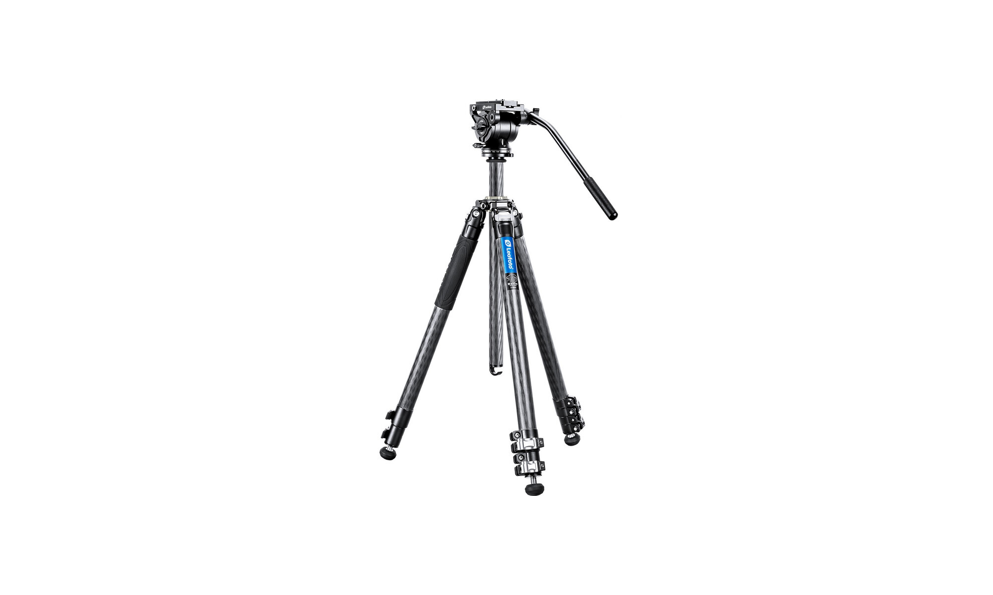 Leofoto LV-323C Manba Carbon Fiber Tripod (Flip-Lock) + BV-1