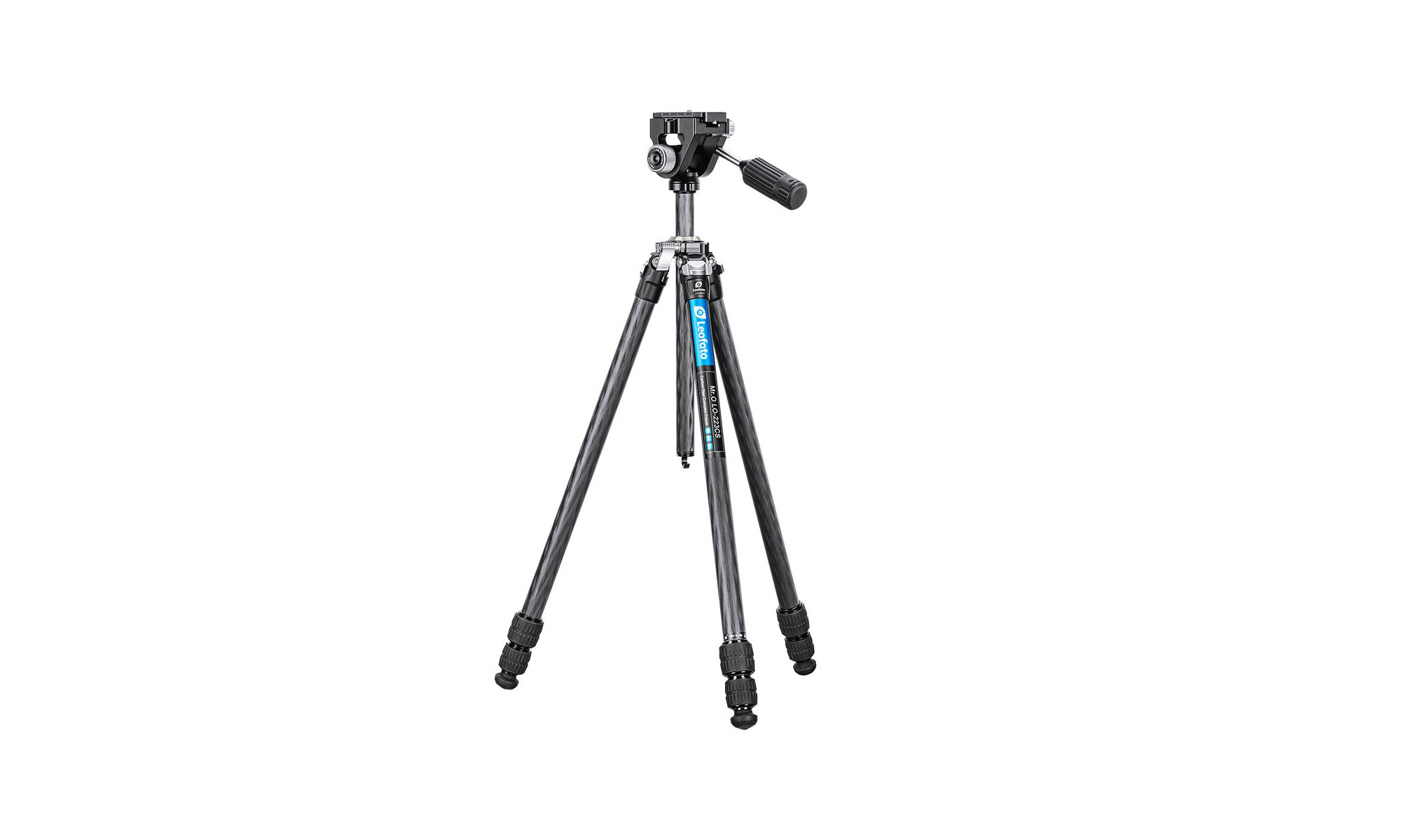 Leofoto LO-223CS Mr.O Carbon Tripod with SW-02 2-Way Pan Hea