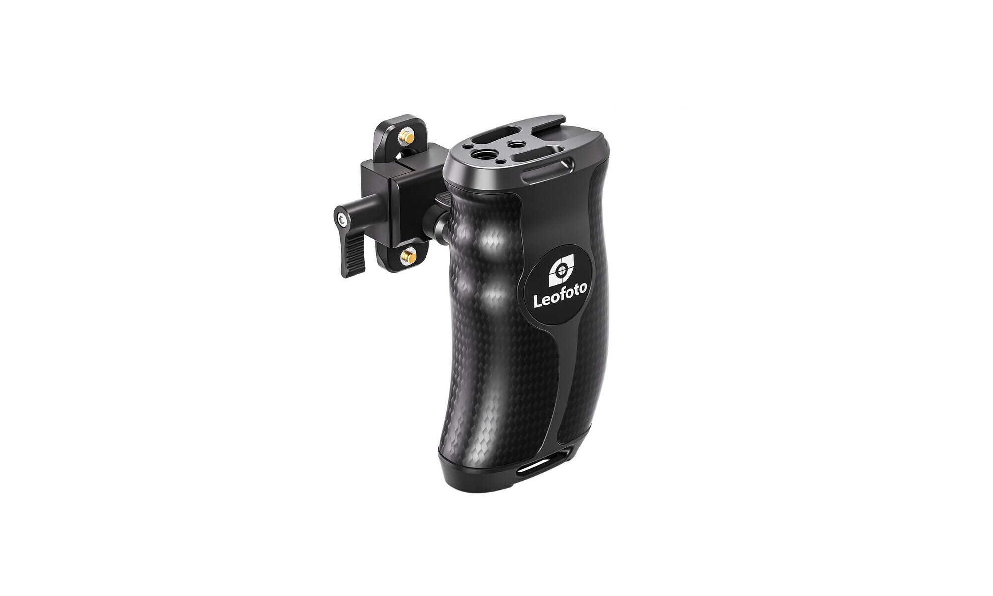 Leofoto Kamerakäfig Handgriff CH-5L links (Carbonfarben