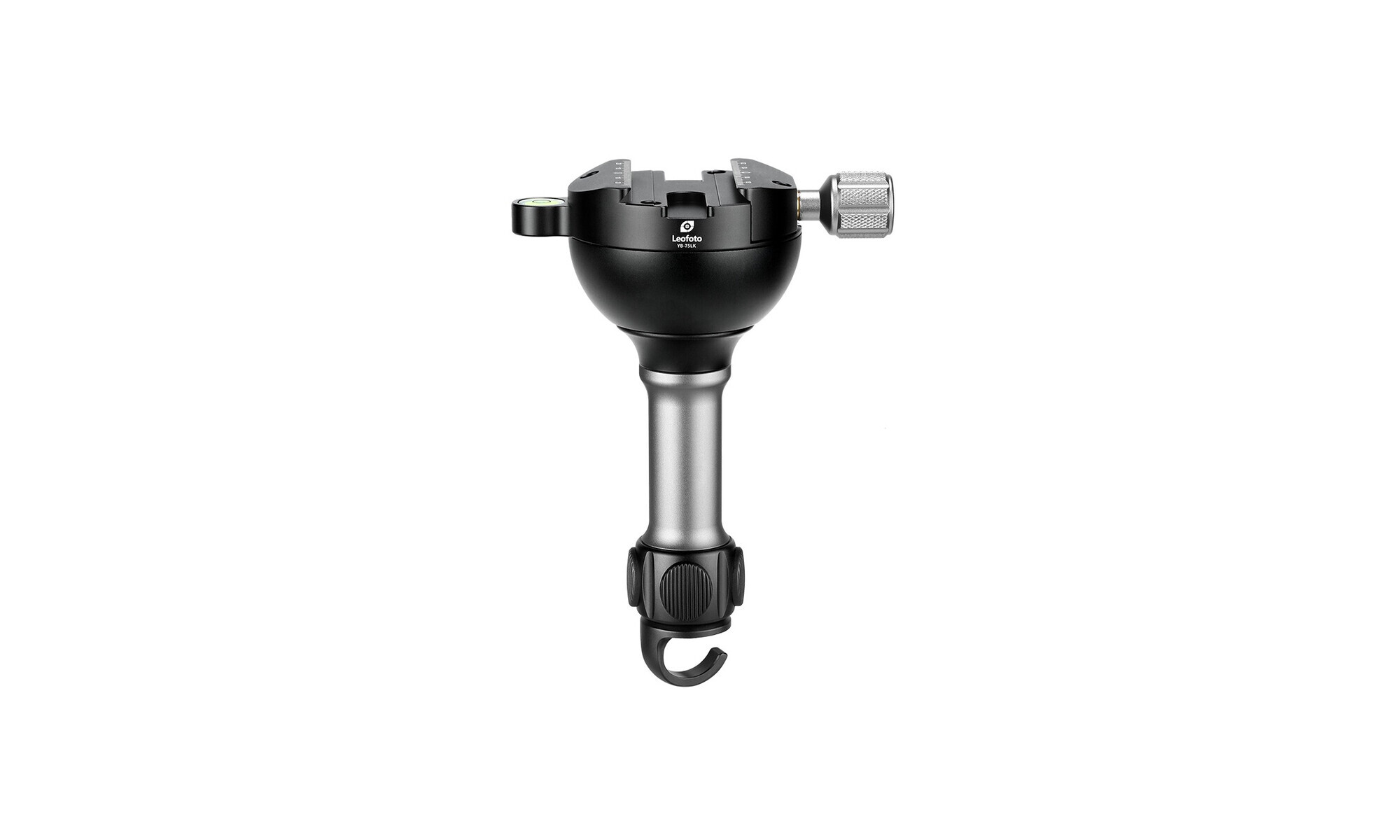 Leofoto YB-75LK Nivellierbasis 75mm Griff mit Haken & Ar