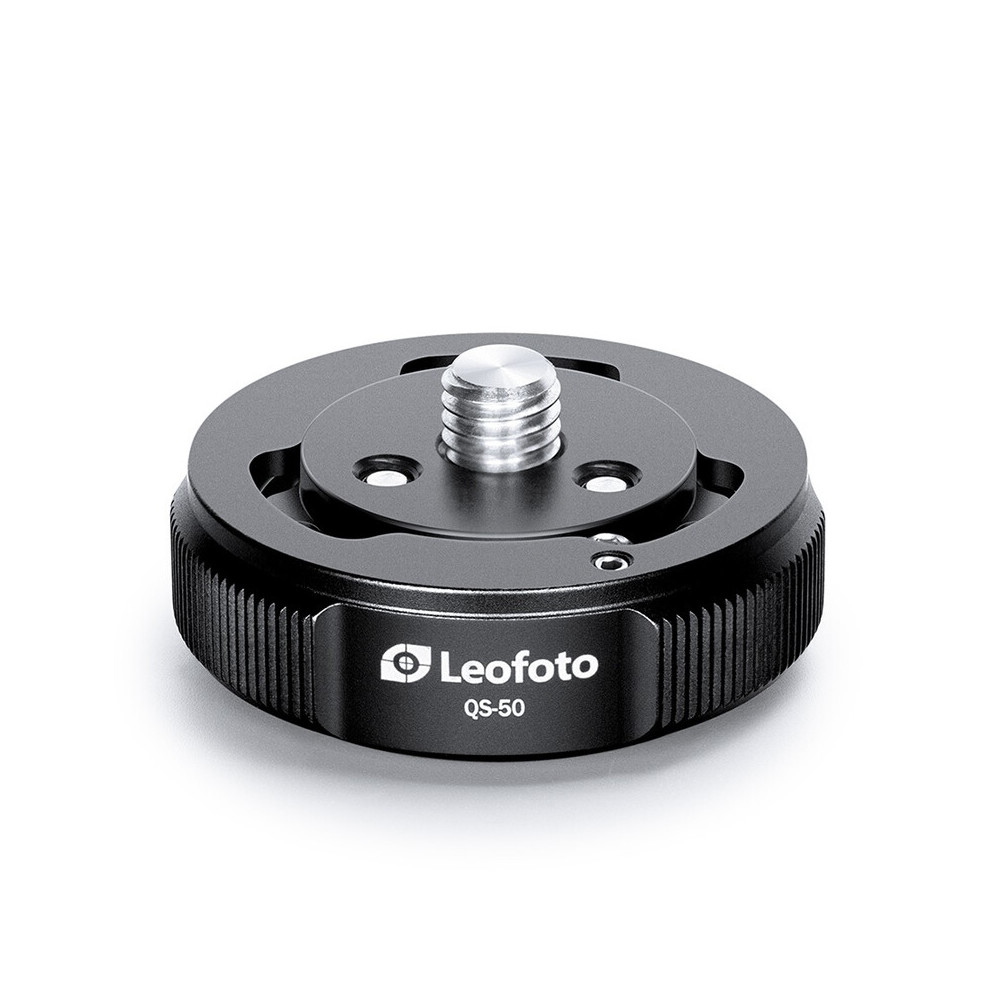 LEOFOTO QS-50 Quick-Link Stativkopf-Schnellspannset (50 mm)