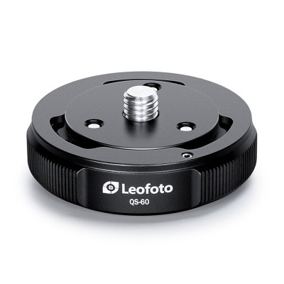 LEOFOTO QS-60 Quick-Link Stativkopf-Schnellspannset (60 mm)