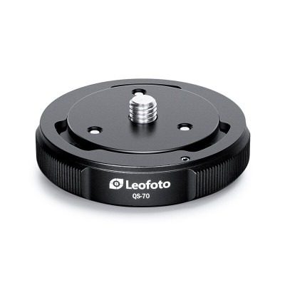 LEOFOTO QS-70 Quick-Link Stativkopf-Schnellspannset (70 mm)