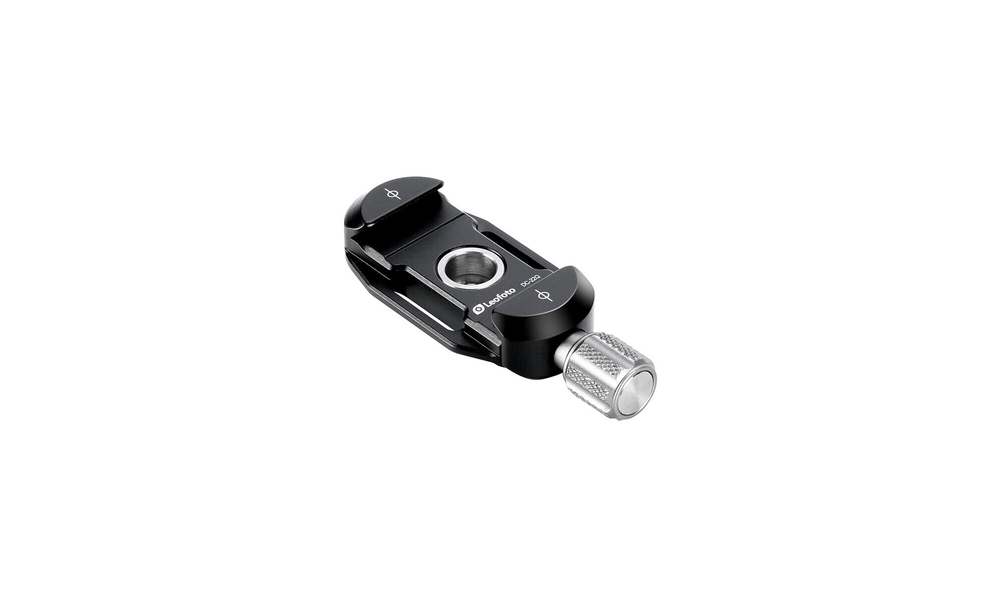 Leofoto DC-22Q QR Schnellkupplung mit QD-Anschluss, Arca-Swi