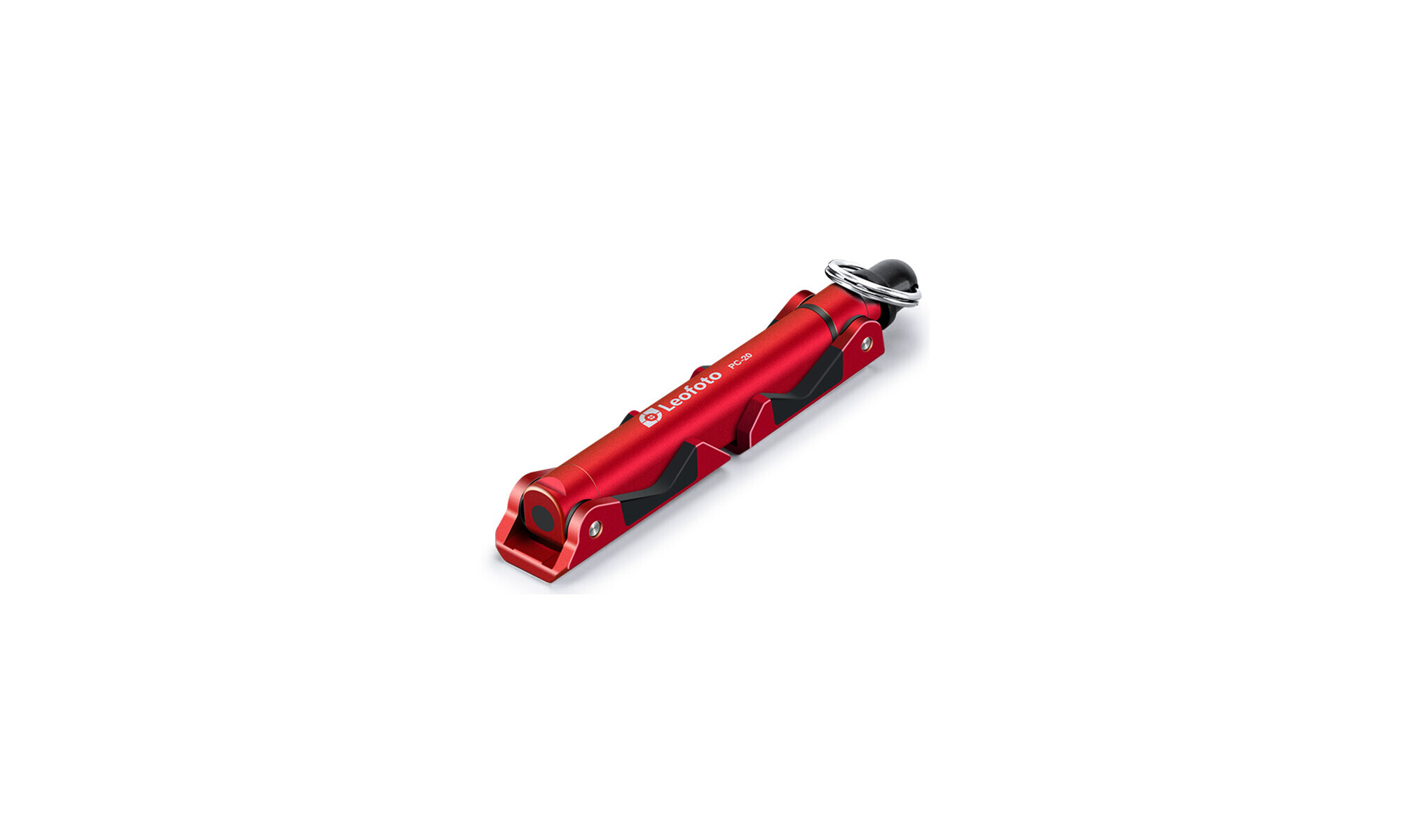Leofoto PC-20 Smartphone Halterung (rot) mit Arca Kupplung