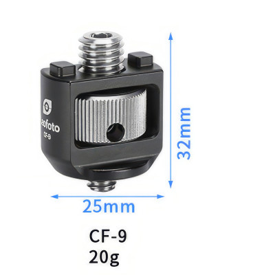LEOFOTO CF-9 1/4" Male to 3/8" Male Adapter for...