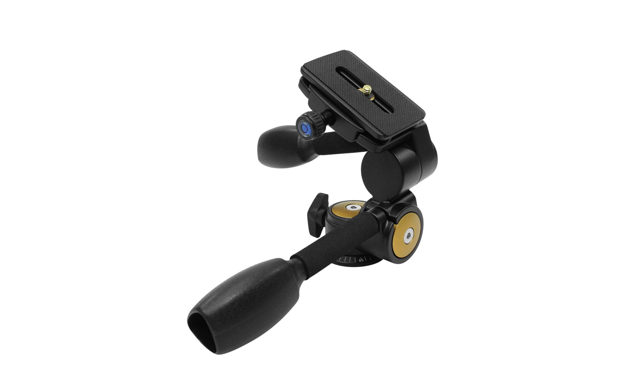 OMEGON PD80 3-Wege-Neiger Pro Stativ-Panoramakopf