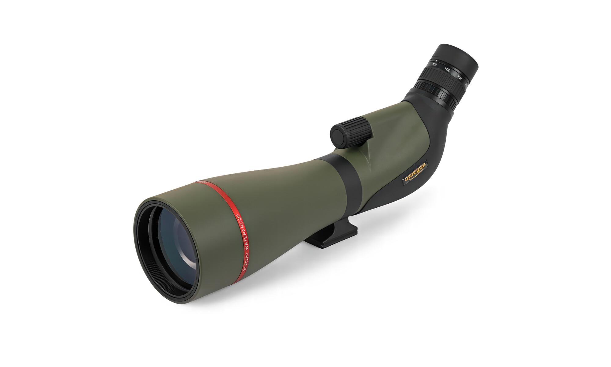 OMEGON Zoom Spotting Scope 20-60x80mm with 45° Angled Vi
