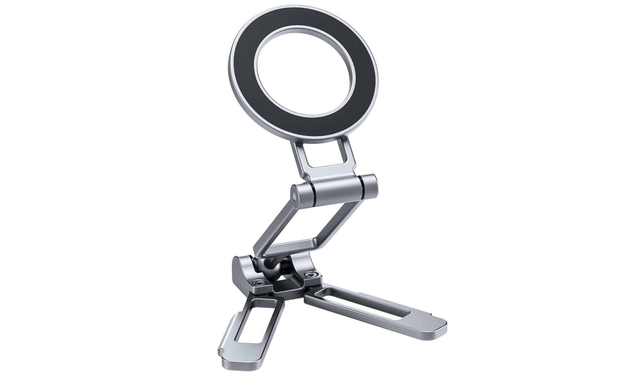 Leofoto PS-5 Magnetische Smartphone Halterung (silberfarben)