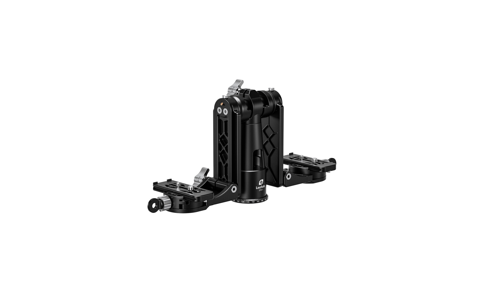 Leofoto DPG-01 Faltbarer Doppel-Gimbal-Kopf – 2-Wege N