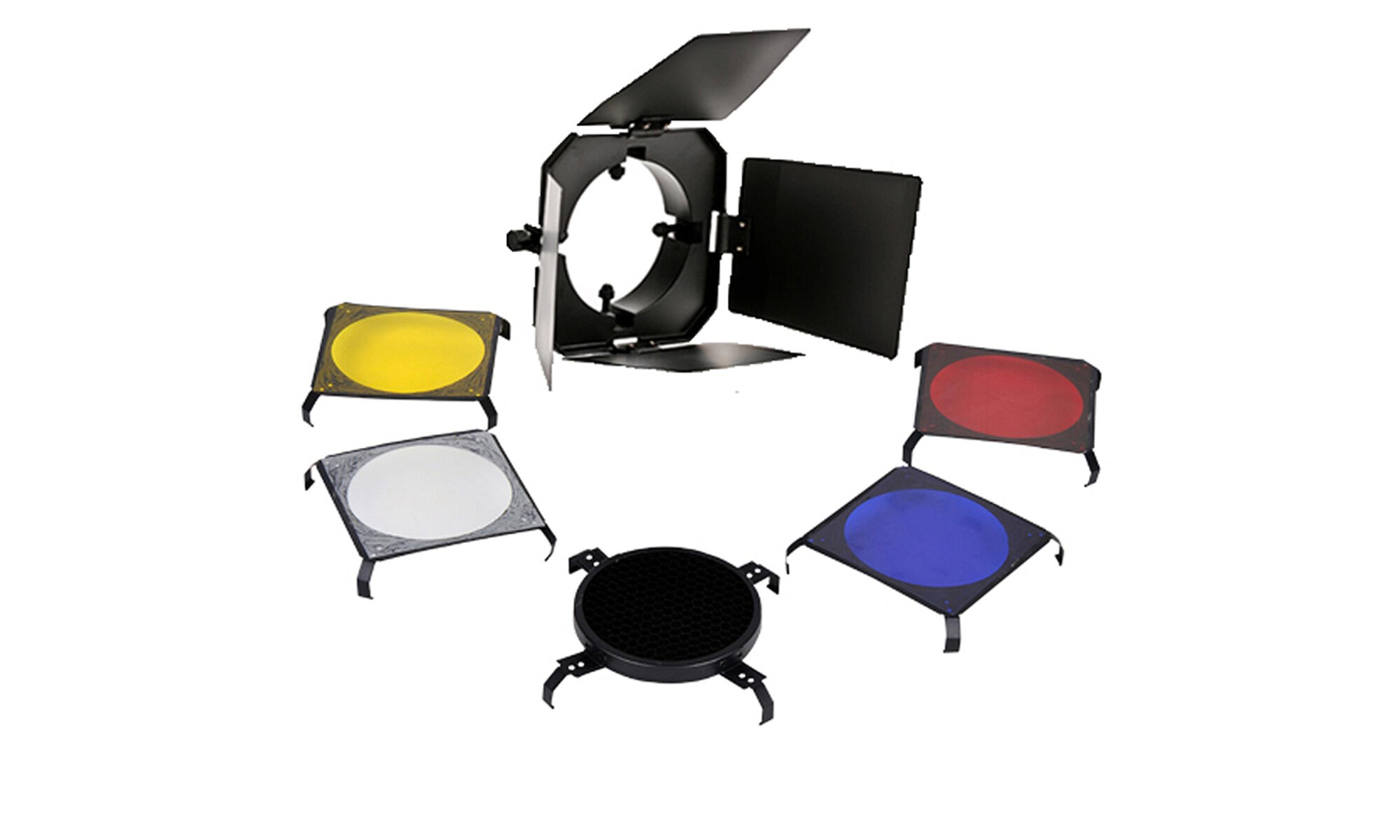NICEFOTO SN-01 Barndoor Set for Studio Strobes – &Osla