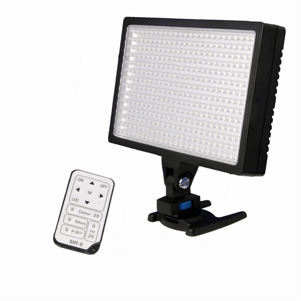 NICEFOTO LED-336 On-Camera LED Light with Filter and...