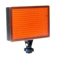 NICEFOTO LED-336 Bi-Color LED Kamera-Leuchte inkl. Filter und Fernbedienung, 20W