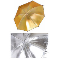 NICEFOTO Convertible Umbrella Reflector | Silver/Golden | 102cm
