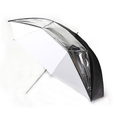 NICEFOTO Reversible Umbrella (Black/Silver/White)   102cm