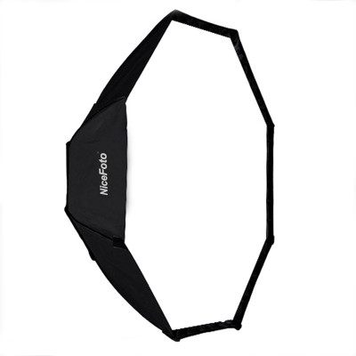 NICEFOTO Foldable Octa Softbox 95cm with Fabric Grid and...