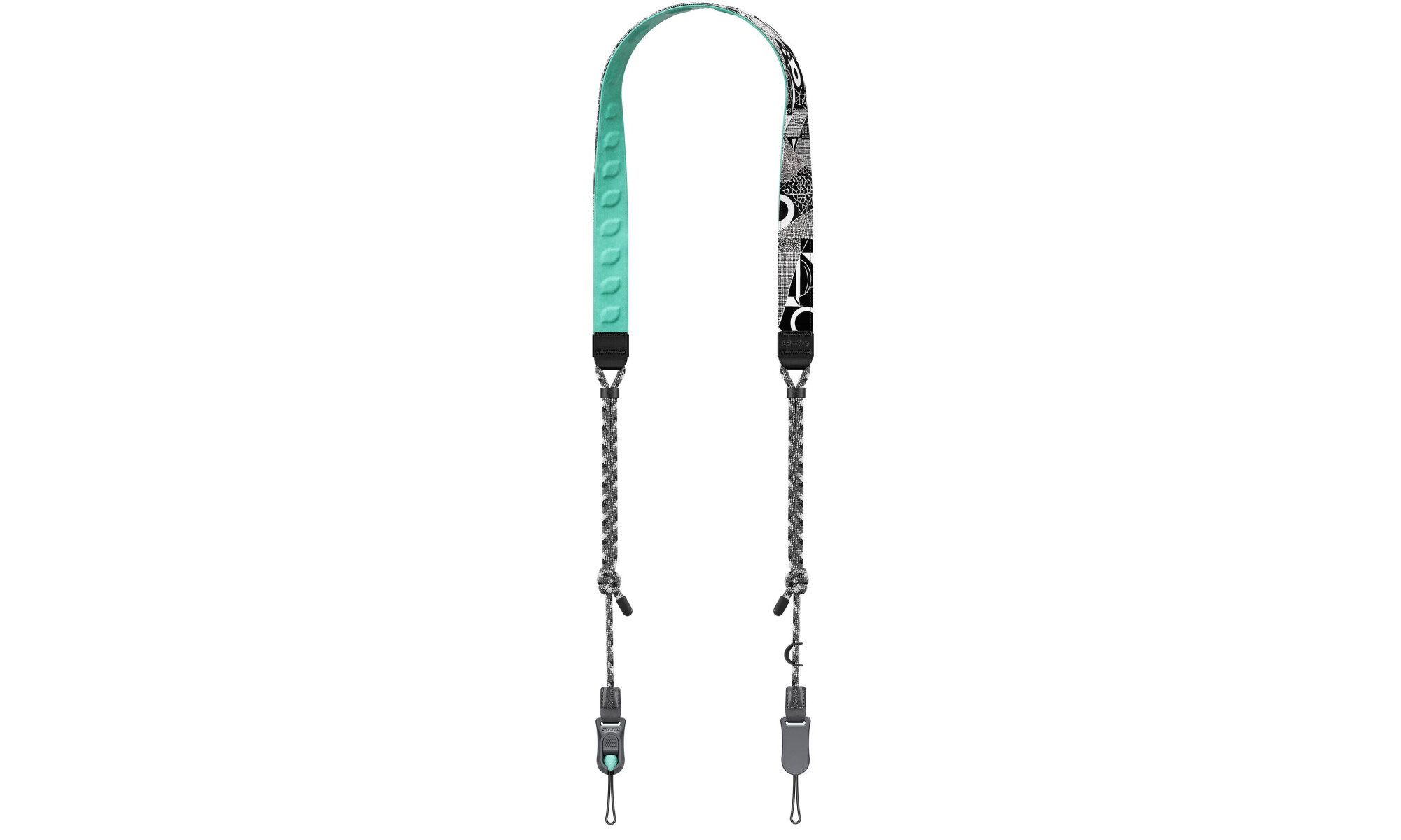 Leofoto L-CS-206 Fashion Kamera Tragegurt Black & White 