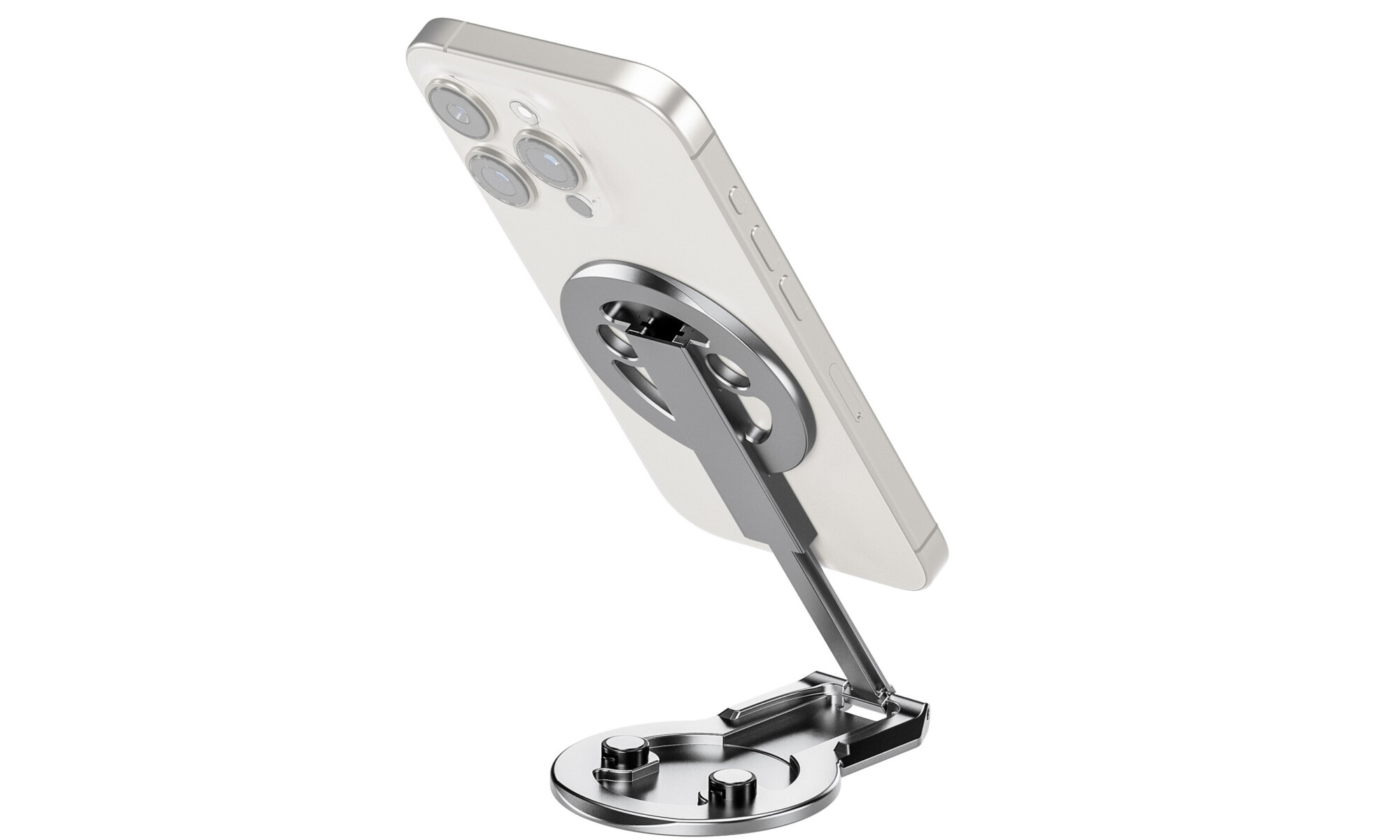 Leofoto PM-05 Magnetischer Smartphonehalter (nebelgrau)