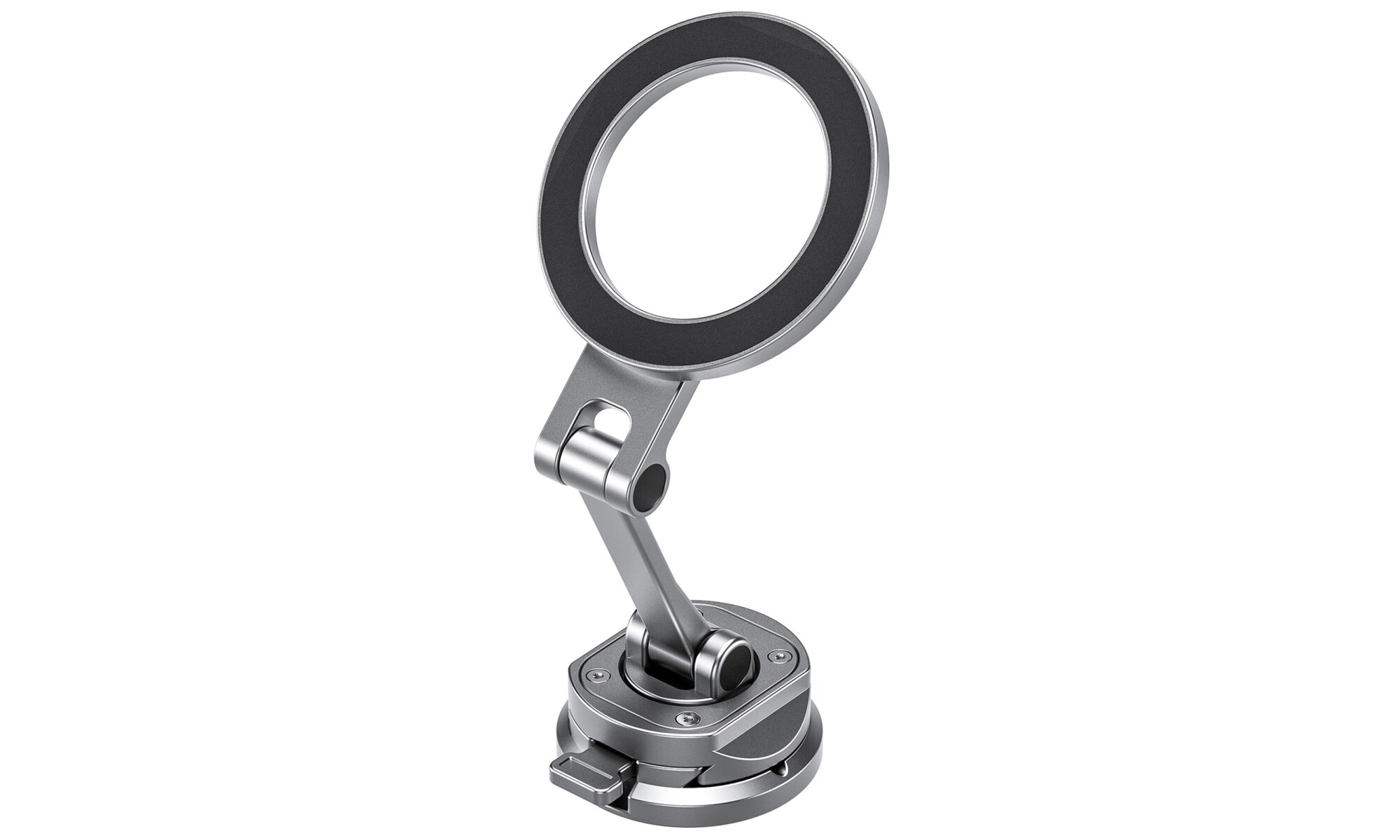 Leofoto PM-02 magnetische Smartphone-Halterung (silberfarben