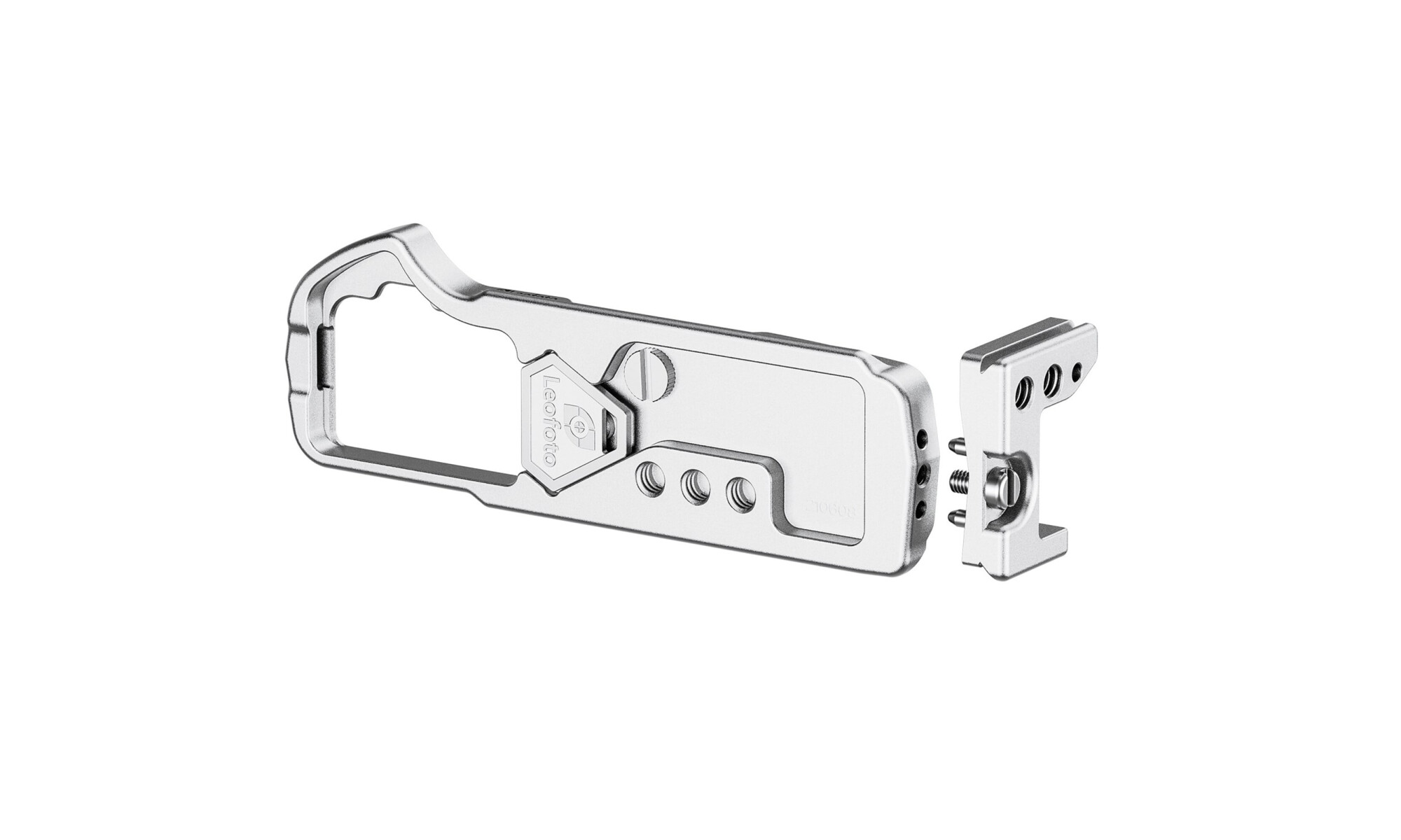 Leofoto LPO-OM-5II L-Bracket for OM System OM-5 II (Silver)