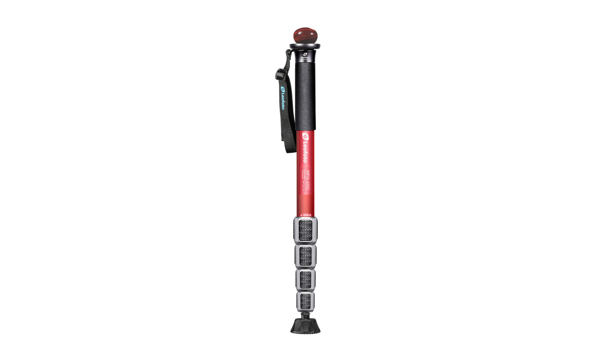 Leofoto MPQ-325C+CHG-01+SC-70 Carbon-Einbeinstativ Set (rot)